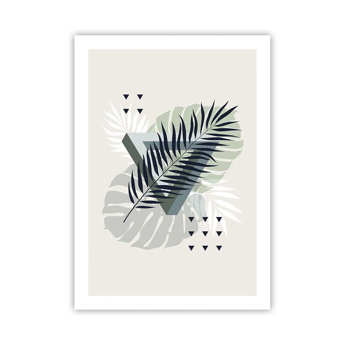 Affisch - Natur och geometri – två ordningar? - 50x70 cm
