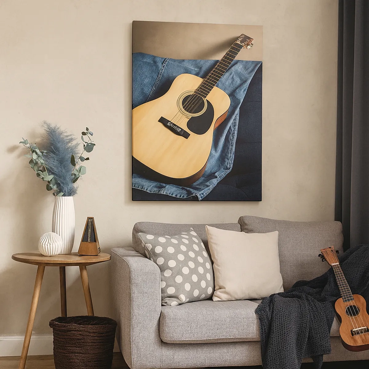 Canvastavla - Bild på duk - Rensa hjärnan, lugna ner kroppen - 50x70 cm