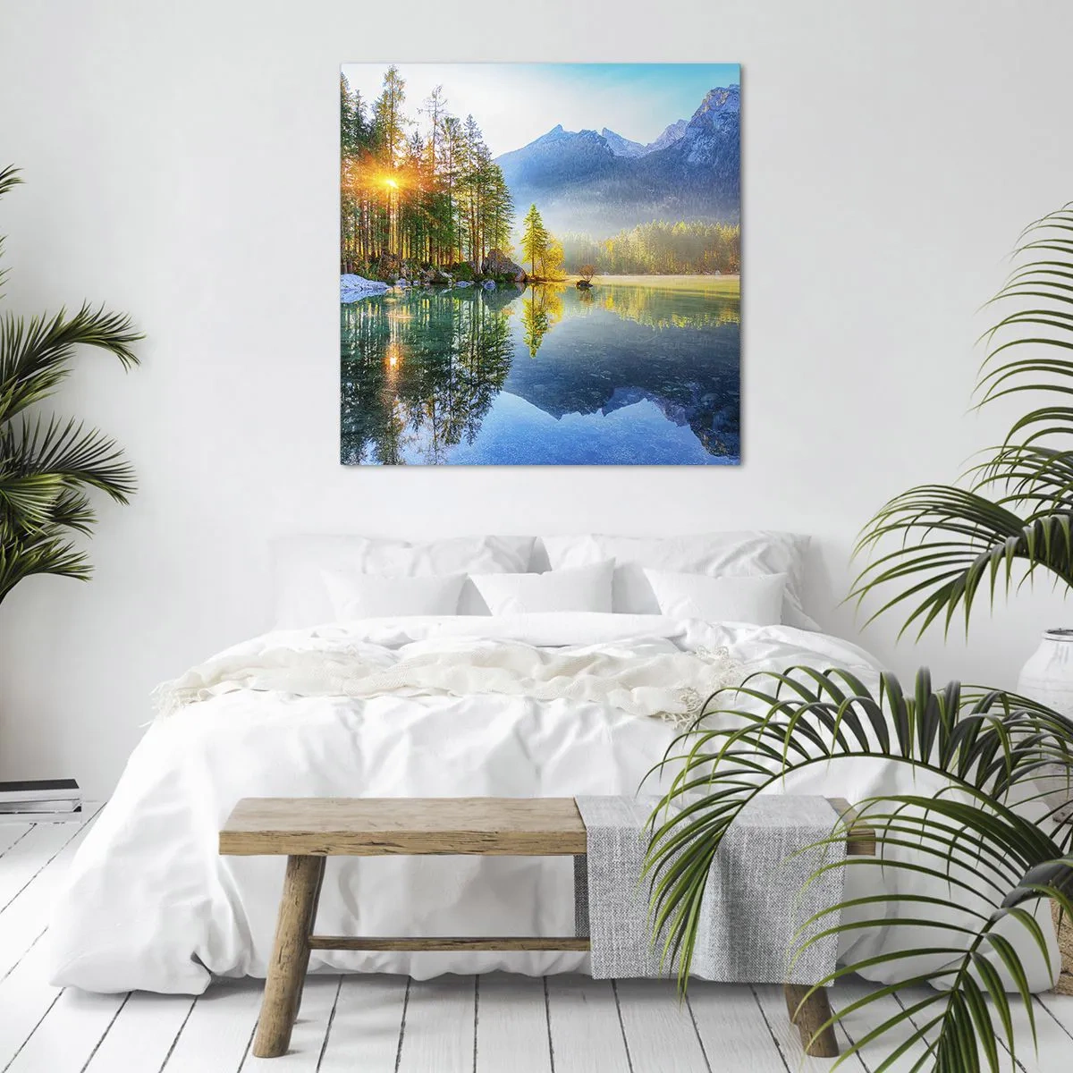 Canvastavla - Bild på duk - Majestät och sötma - 70x70 cm