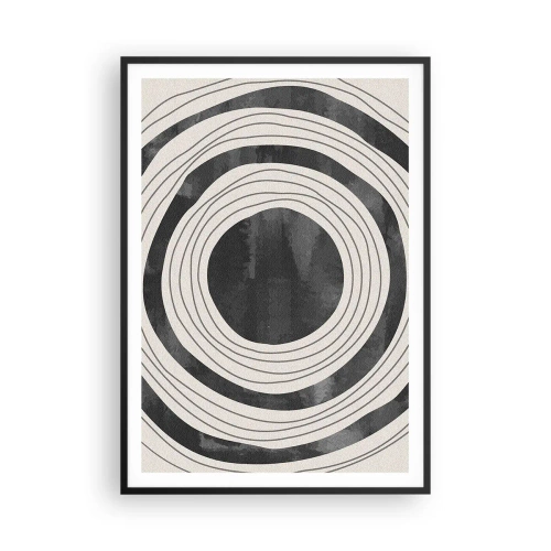 Affisch i svart ram - I själva kärnan - 70x100 cm