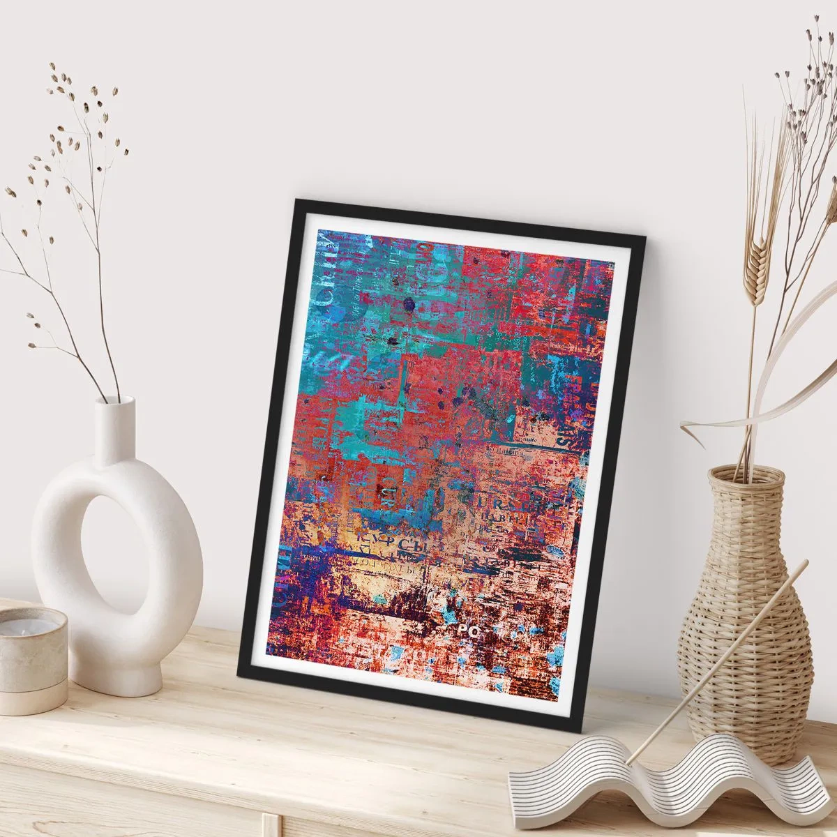 Affisch i svart ram - Minne och icke-minne - 61x91 cm