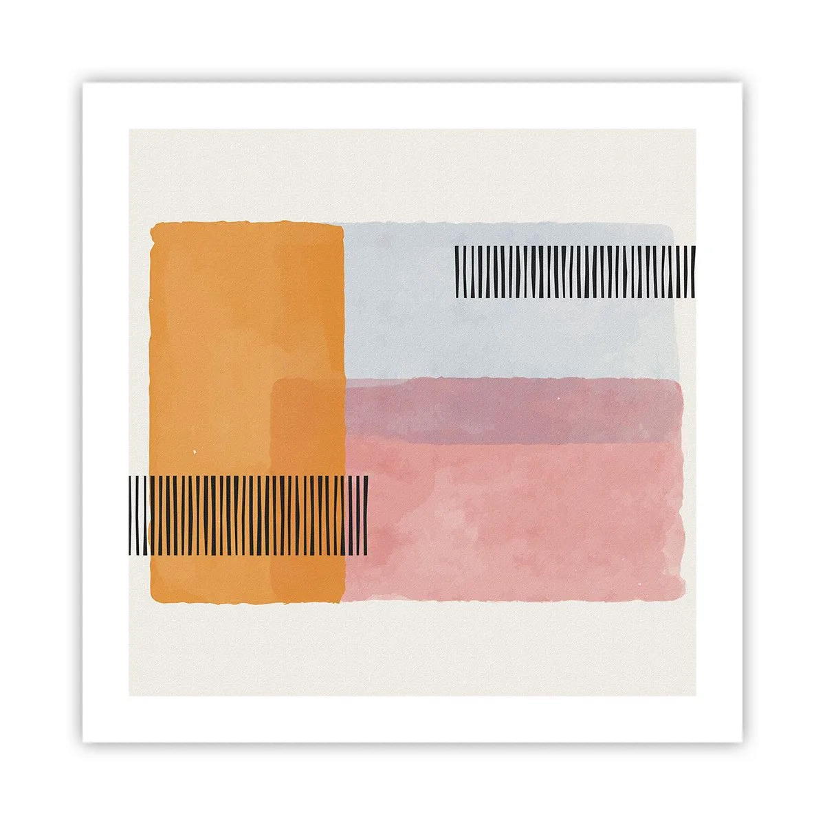 Affisch - Från hörna till hörna - 50x50 cm