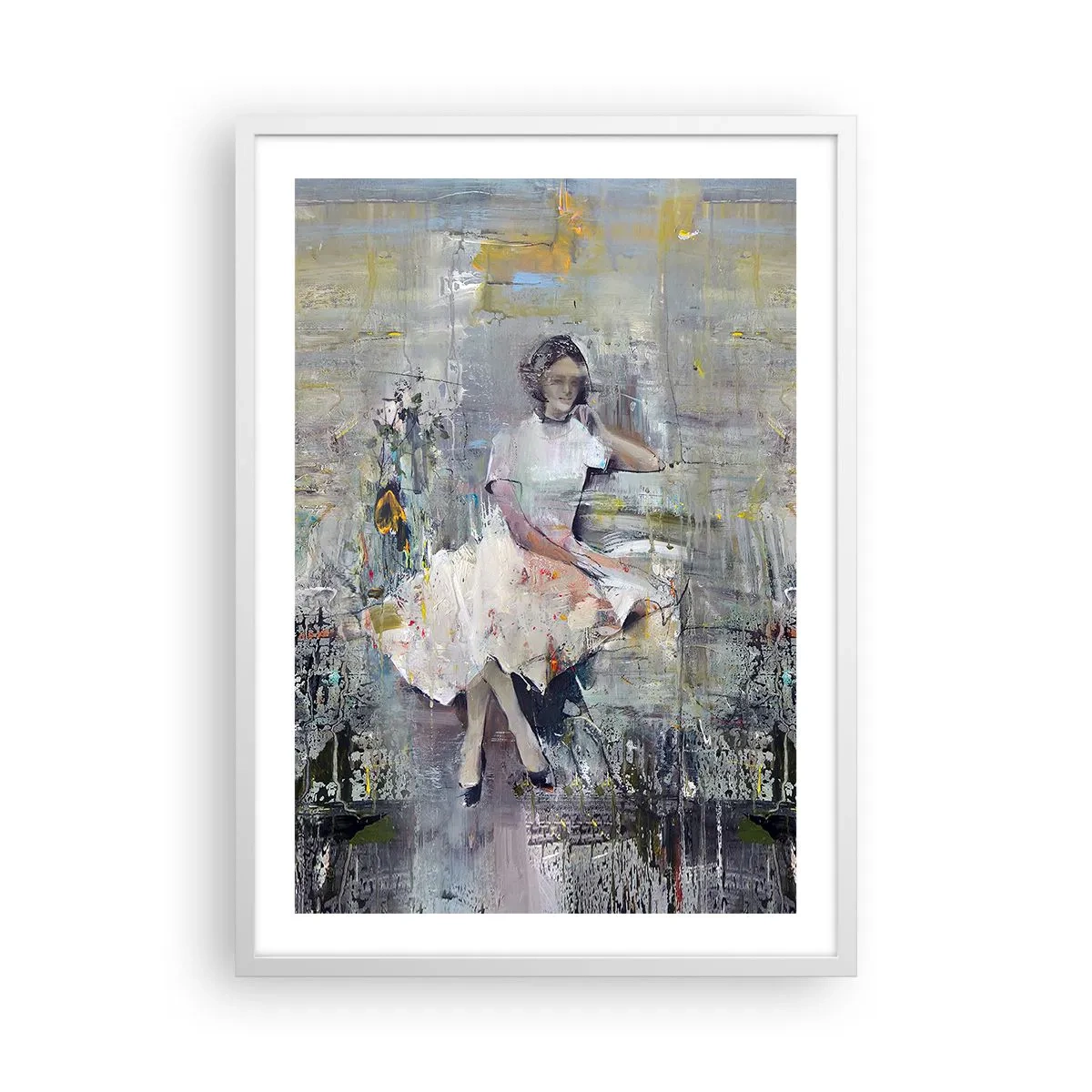 Affisch i vit ram - Klassisk och modern - 50x70 cm