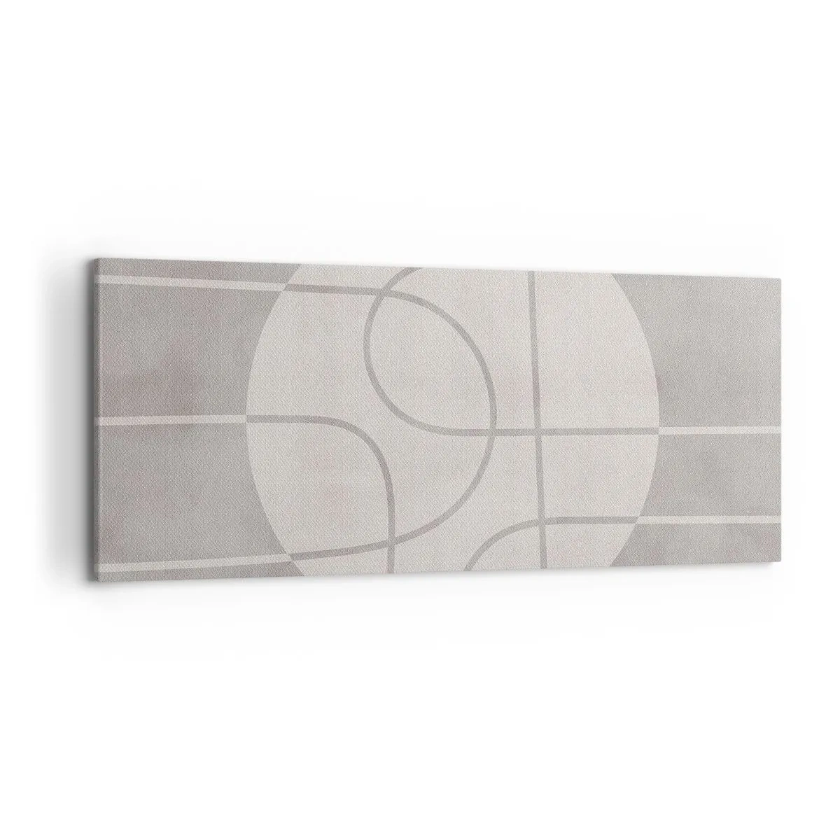 Canvastavla - Bild på duk - Cirkulärt och rakt fram - 120x50 cm