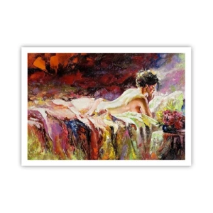 Affisch - Venus försänkt i sina tankar - 100x70 cm