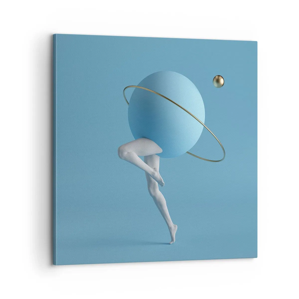 Canvastavla - Bild på duk - Och planeterna blir galna - 60x60 cm
