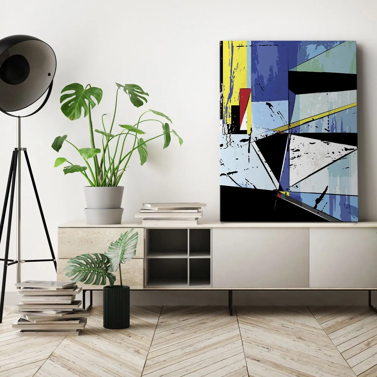 Canvastavla - Bild på duk - Se värden ur en vinkel... - 50x70 cm