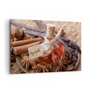 Canvastavla - Bild på duk - Mot kroppens och själens enighet - 120x80 cm