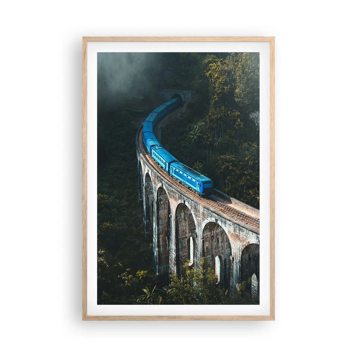 Affisch i ram av ljusek - Attraktion till naturen - 61x91 cm