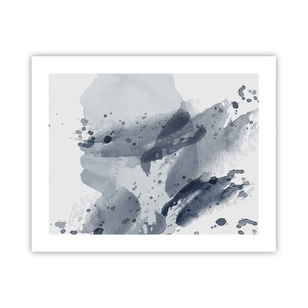 Affisch - Studie om vattnets natur - 50x40 cm