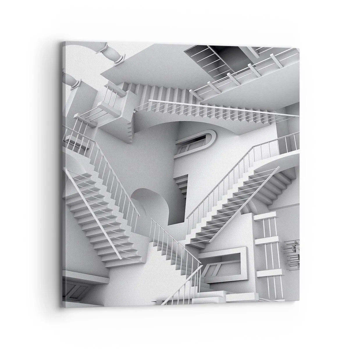 Canvastavla - Bild på duk - Rummets paradoxer - 70x70 cm