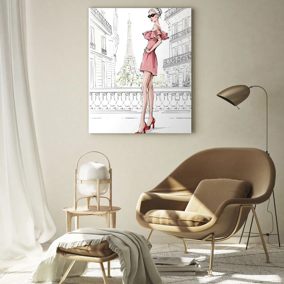 Glastavla - Bild på glas - Modets konst - 80x120 cm