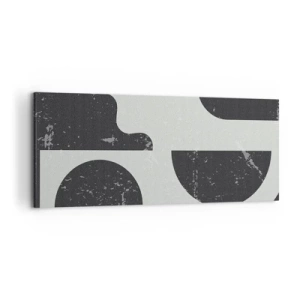 Canvastavla - Bild på duk - Komposition ovanför och under - 120x50 cm