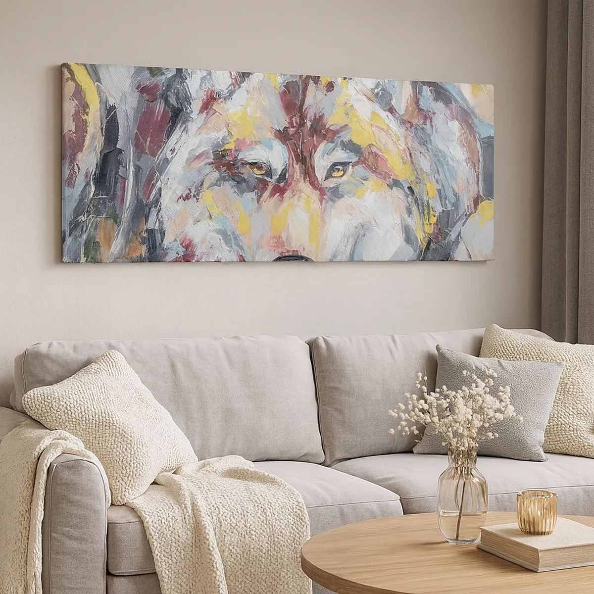 Canvastavla - Bild på duk - Lugnt bland de närmsta - 30x30 cm