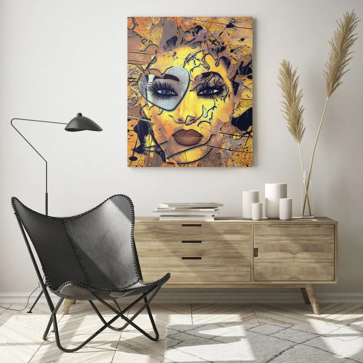 Glastavla - Bild på glas - Solig skönhet - 70x100 cm