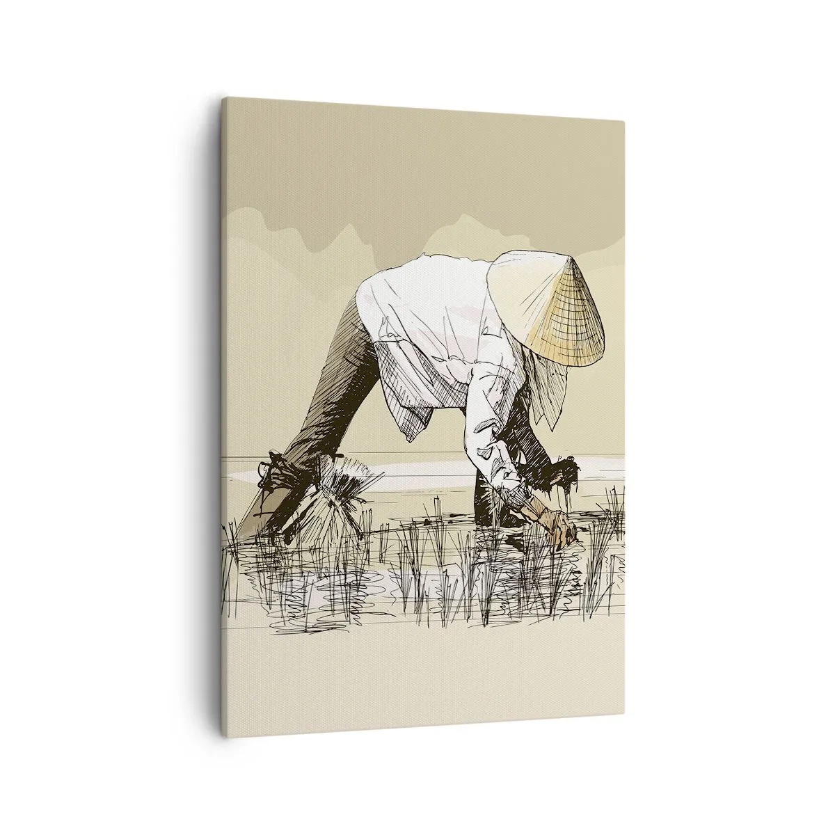 Canvastavla - Bild på duk - Lyckad skörd - 50x70 cm
