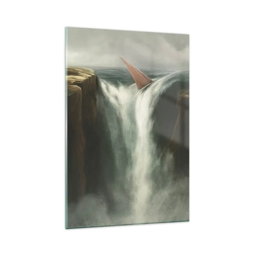 Glastavla - Bild på glas - Livets varning - 80x120 cm