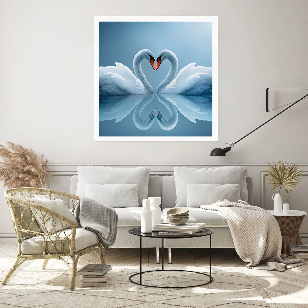 Affisch - Tid för kärlek - 60x60 cm