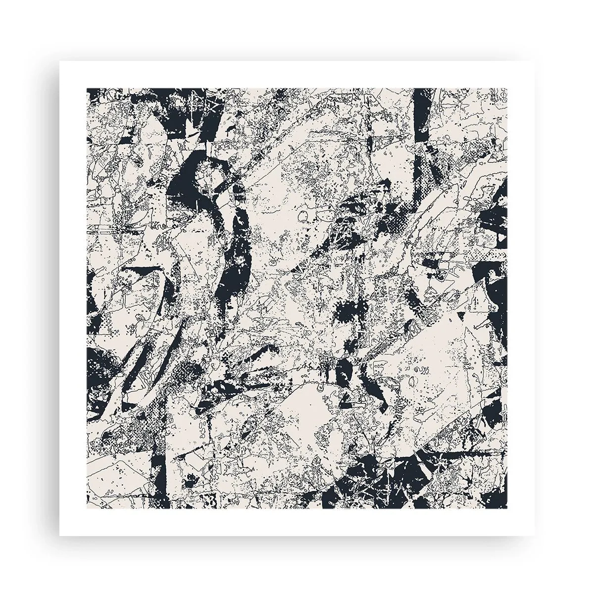Affisch - Motsatsernas interpenetration - 60x60 cm