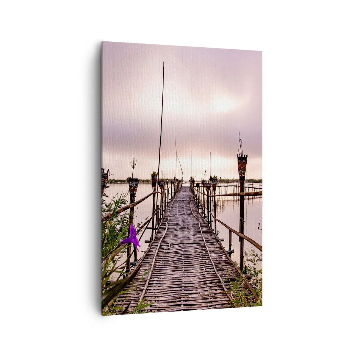 Canvastavla - Bild på duk - Asiens lugn och tystnad - 80x120 cm