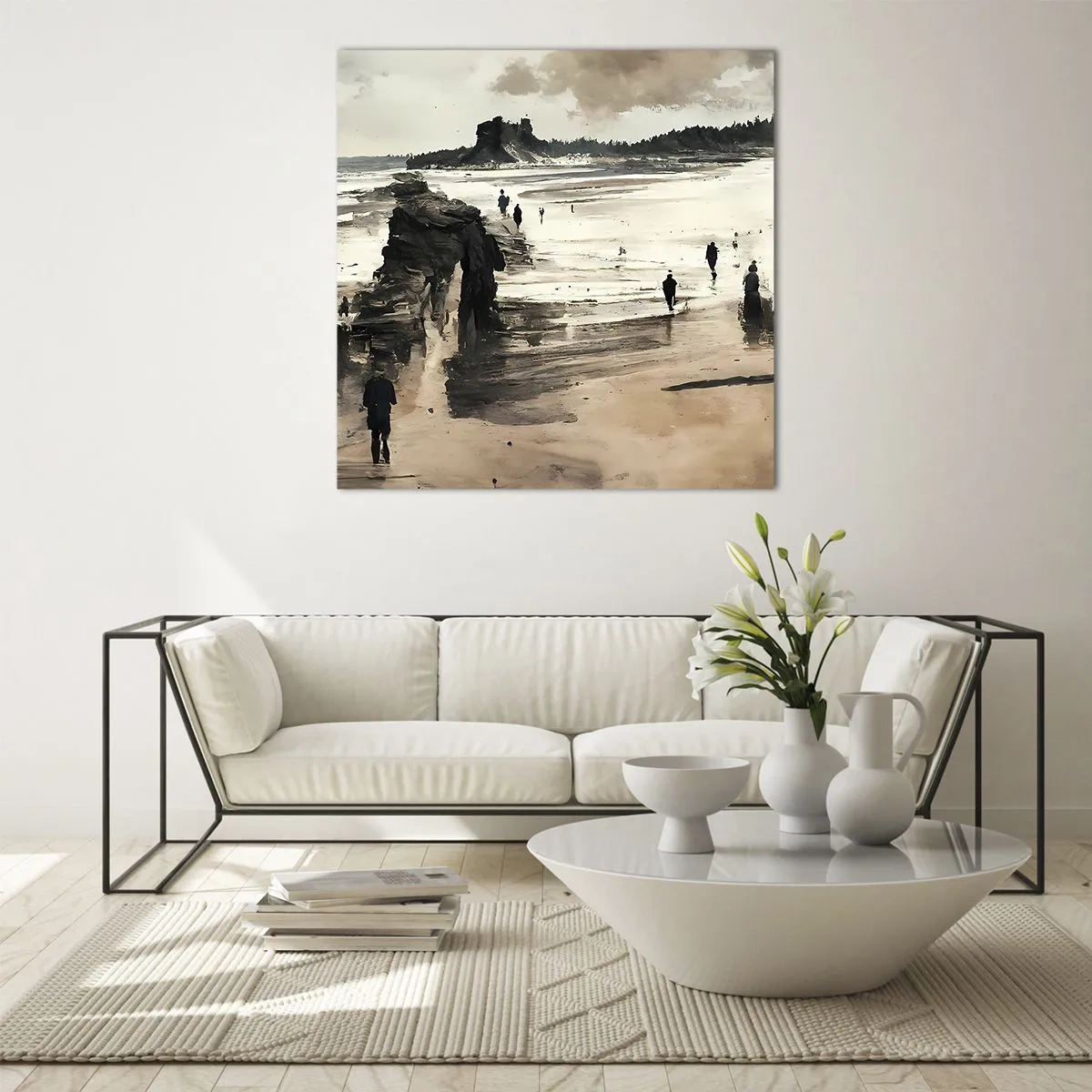 Glastavla - Bild på glas - Framkallade - 40x40 cm