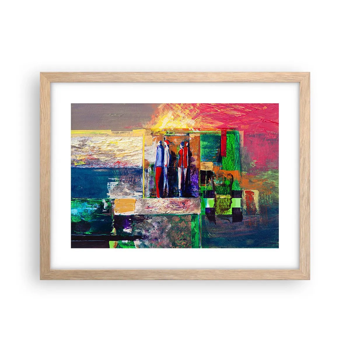 Affisch i ram av ljusek - Relationer och emotioner - 40x30 cm