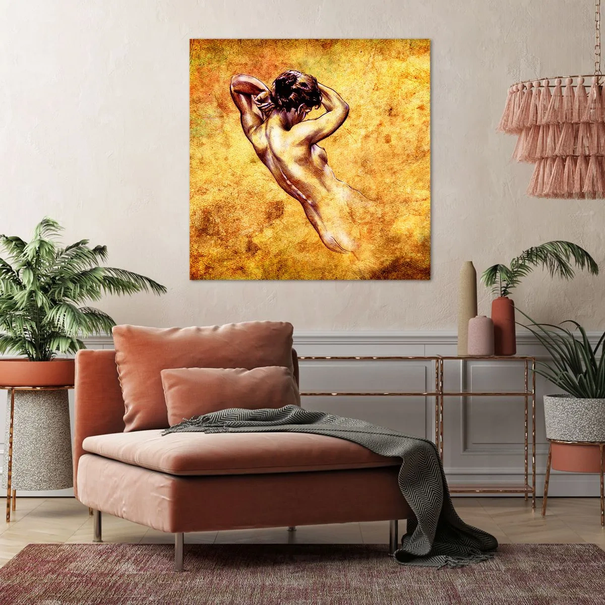 Canvastavla - Bild på duk - Upptäckt men fortfarande en hemlighet - 30x30 cm