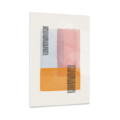 Glastavla - Bild på glas - Från hörna till hörna - 50x70 cm