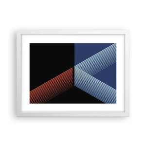 Affisch i vit ram - Enkel historia - 40x30 cm