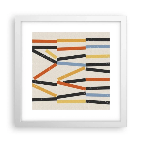 Affisch i vit ram - Horisontell komposition - 30x30 cm