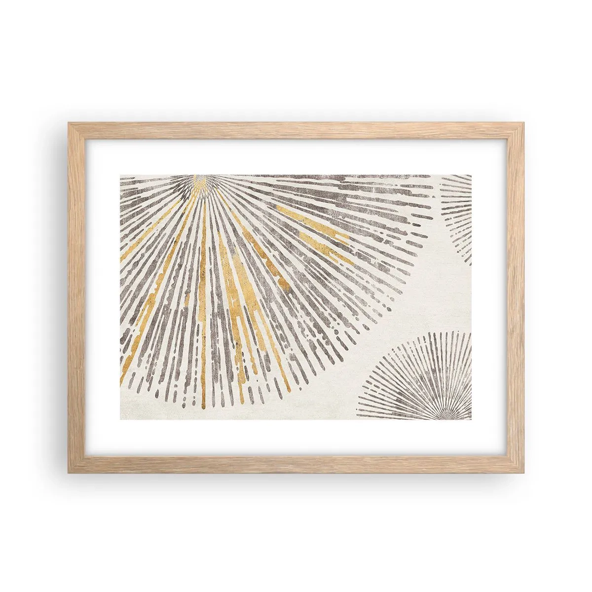 Affisch i ram av ljusek - Radiens skönhet - 40x30 cm