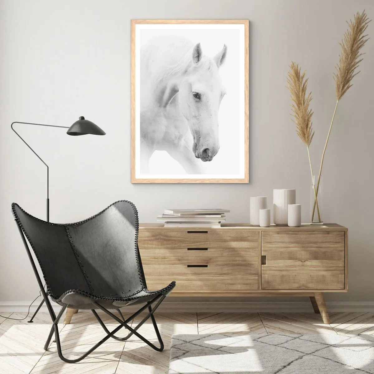 Affisch i ram av ljusek - Är det vänskap…? - 61x91 cm