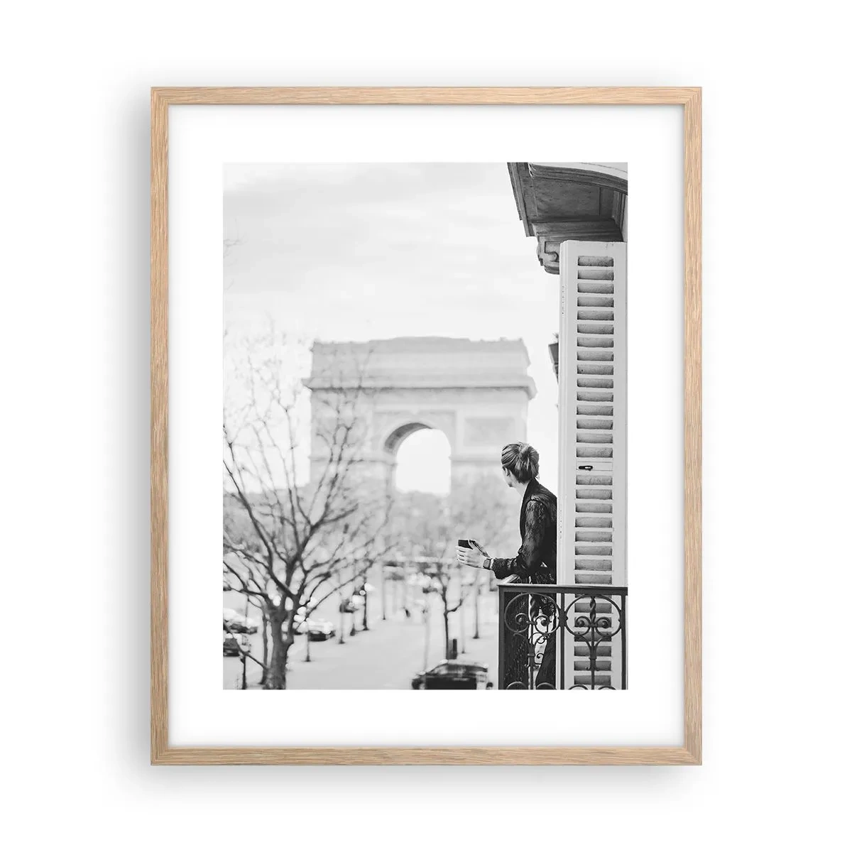 Affisch i ram av ljusek - Rum med utsikt - 40x50 cm