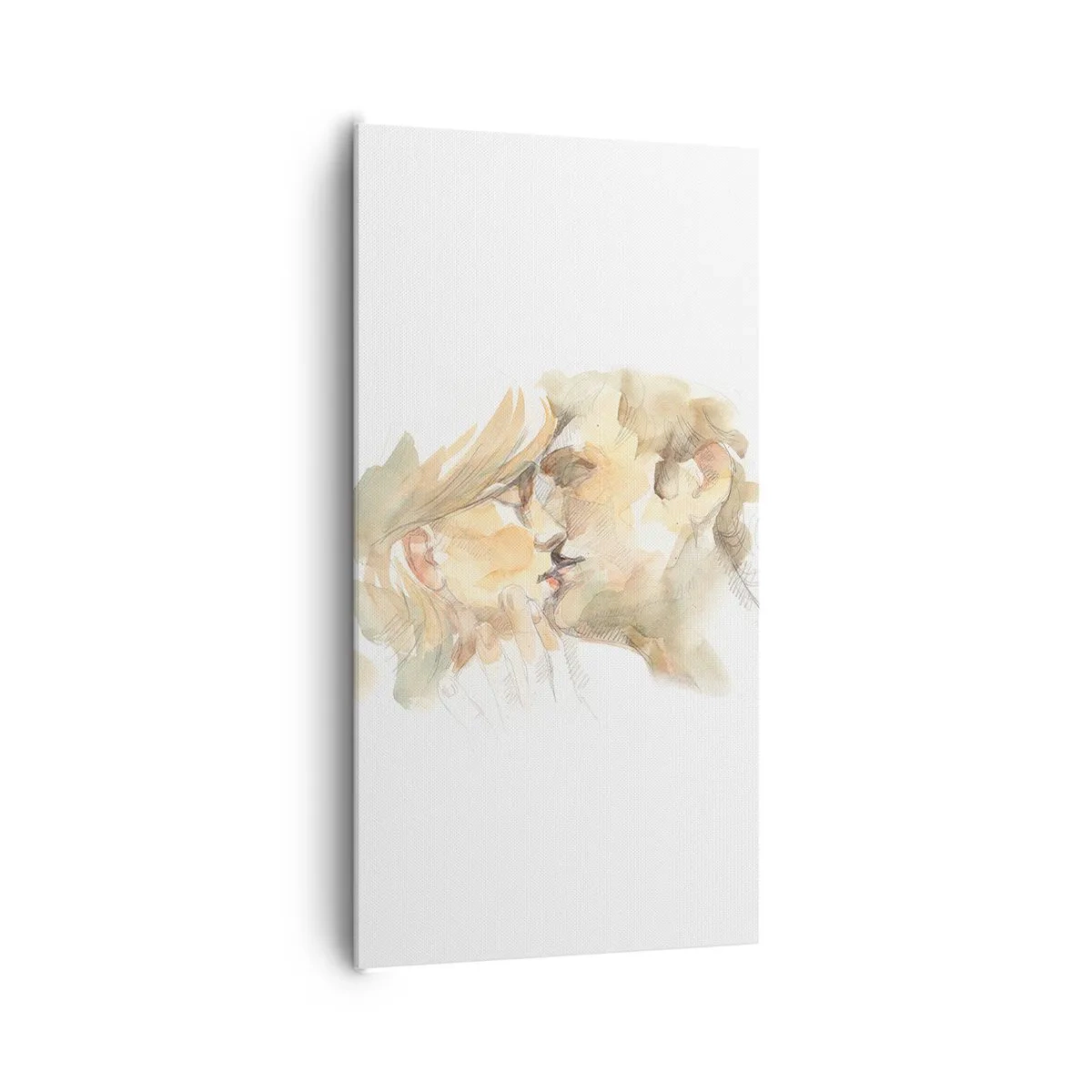 Canvastavla - Bild på duk - Upphittad hälft? - 65x120 cm