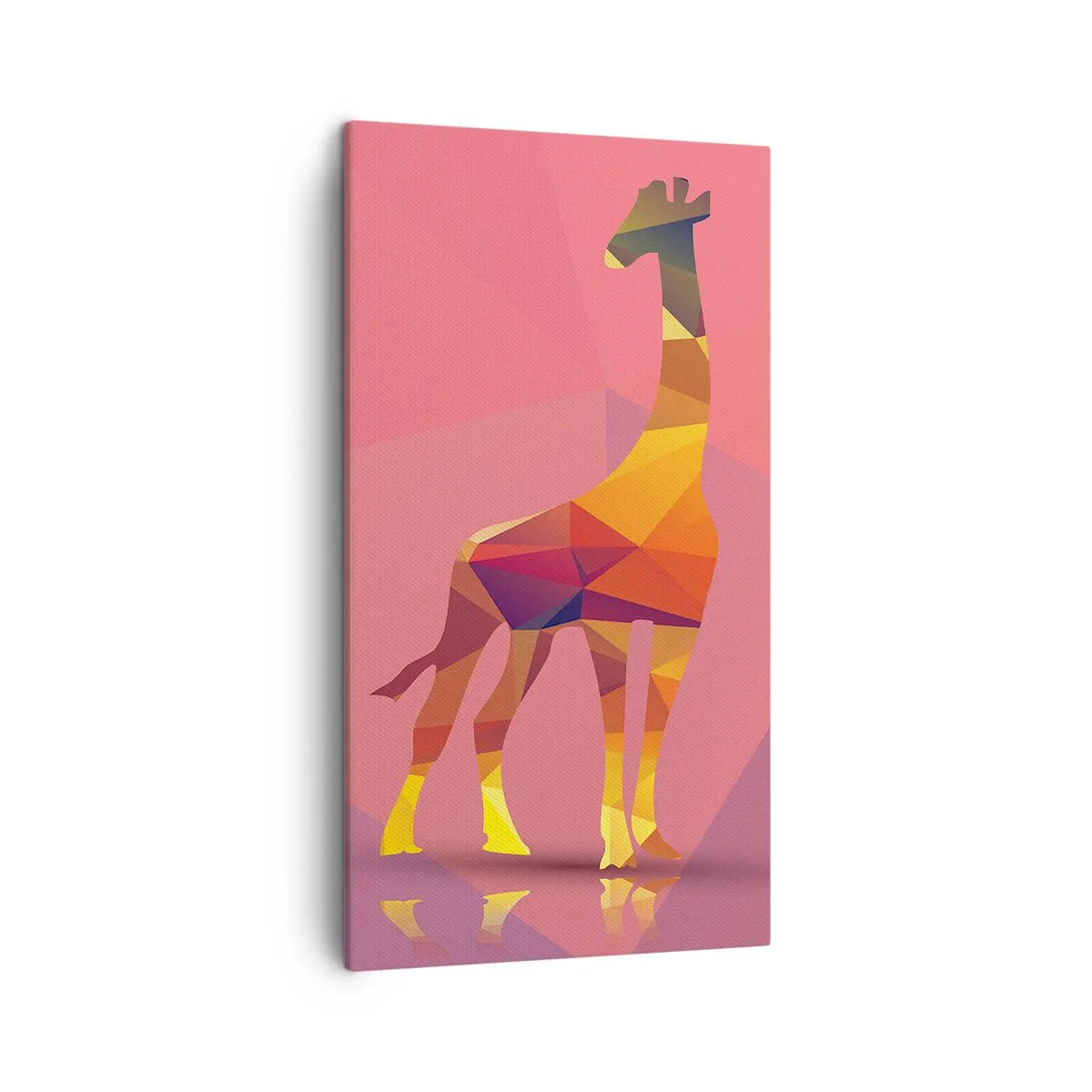 Canvastavla - Bild på duk - I savannens färger - 45x80 cm