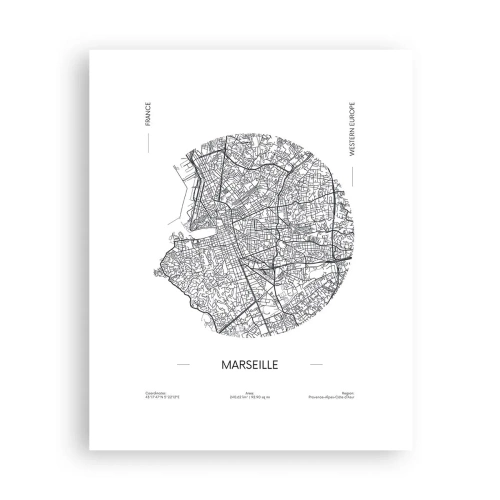 Affisch - Marseilles anatomi - 40x50 cm