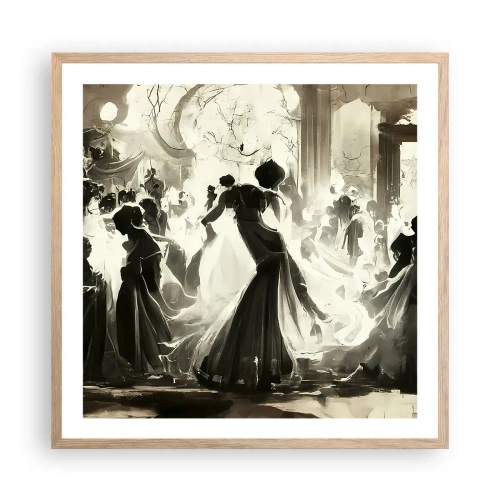 Affisch i ram av ljusek - Stor maskerad - 60x60 cm