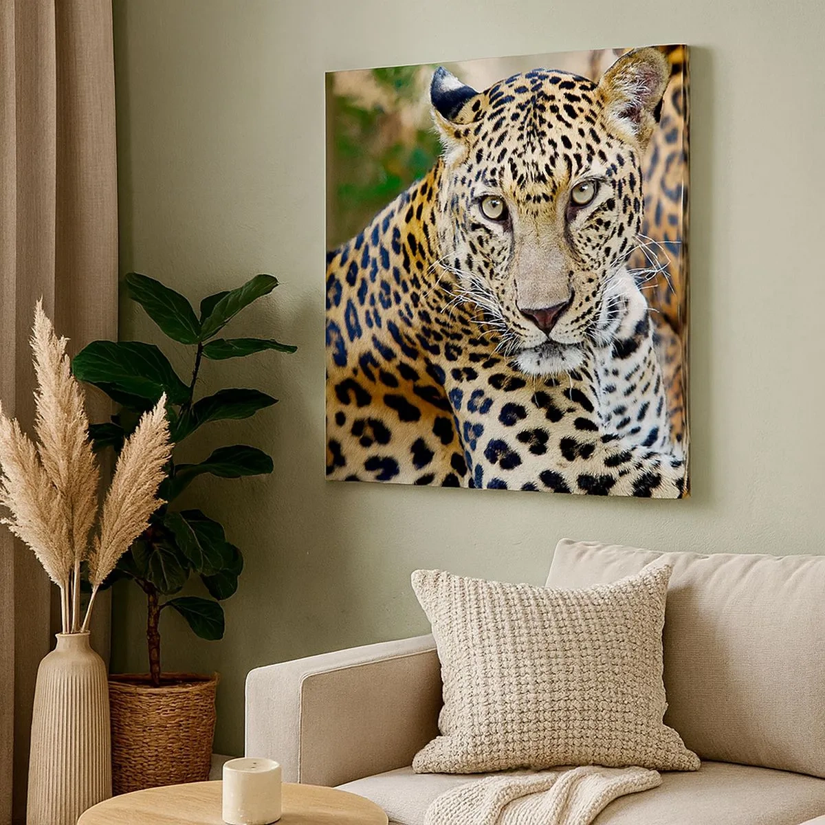 Canvastavla - Bild på duk - Vild och lugn - 30x30 cm