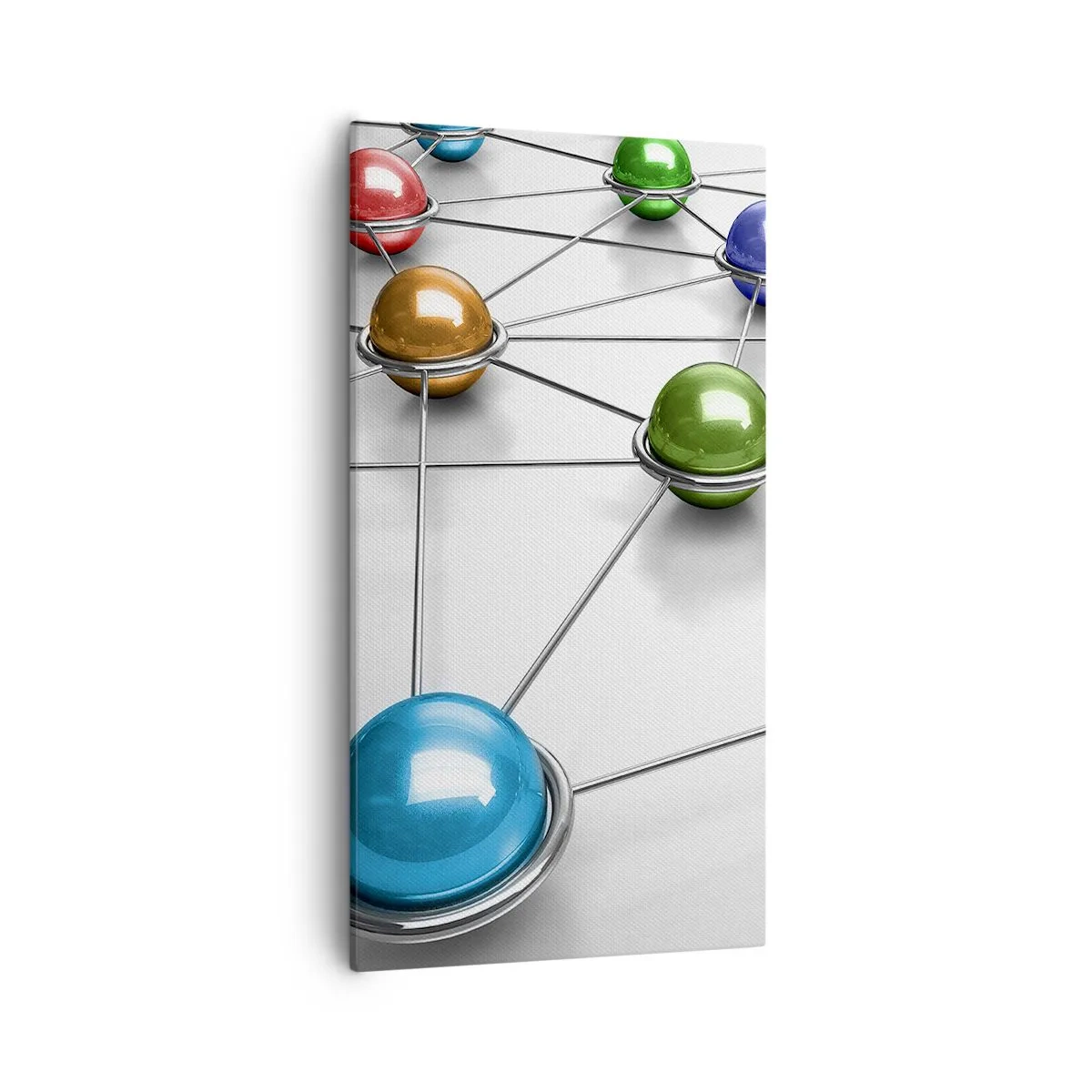 Canvastavla - Bild på duk - Rymdens spindelnät - 55x100 cm