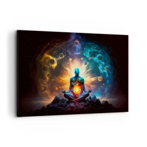 Canvastavla - Bild på duk - Kosmisk stillhet - 100x70 cm