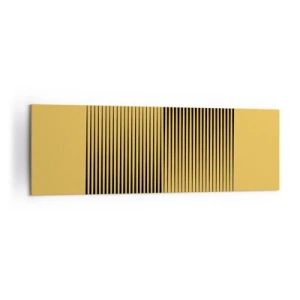 Canvastavla - Bild på duk - Motsatsernas kvadrat - 160x50 cm