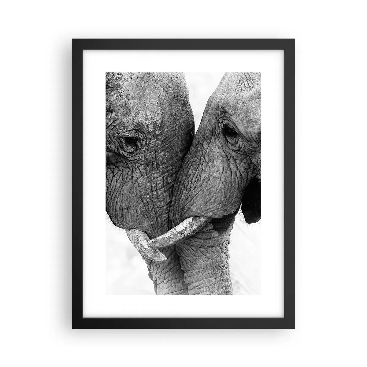 Affisch i svart ram - Hjärtlig bekännelse - 30x40 cm