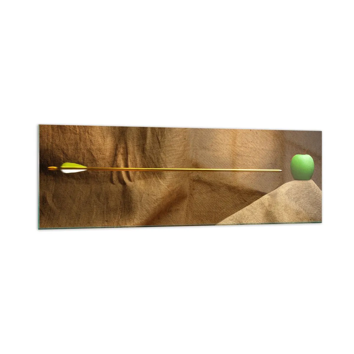 Glastavla - Bild på glas - Kalla Wilhelm Tells ande - 160x50 cm