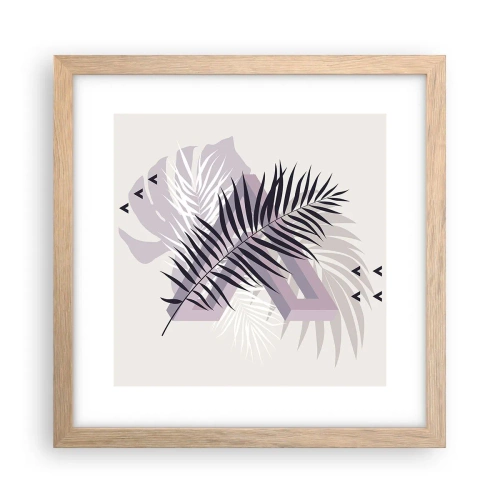 Affisch i ram av ljusek - Skuggans skugga - 30x30 cm