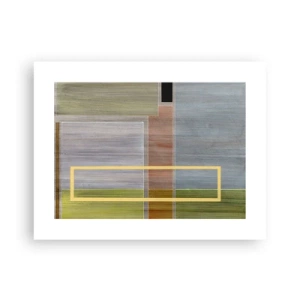 Affisch - Rakt och lugnt - 40x30 cm