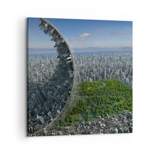 Canvastavla - Bild på duk - Naturen är evig - 60x60 cm