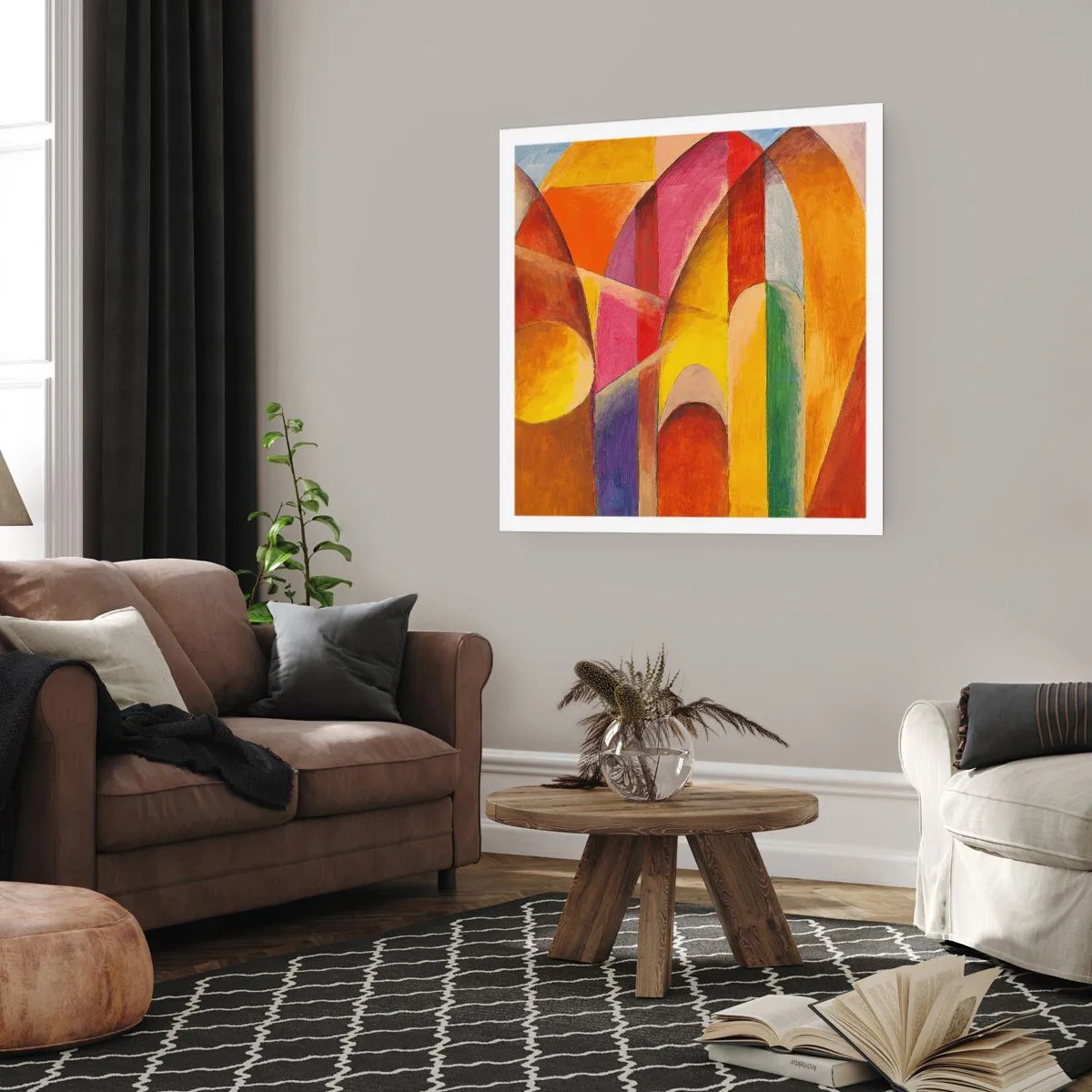 Affisch - Solens domkyrka - 40x40 cm