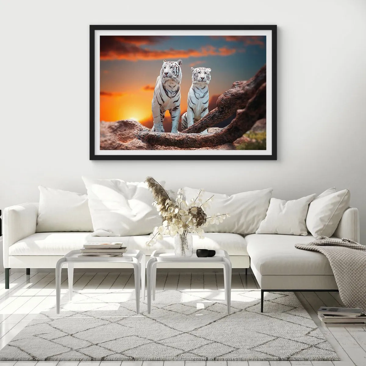 Affisch i svart ram - Helt som i Narnia - 40x30 cm