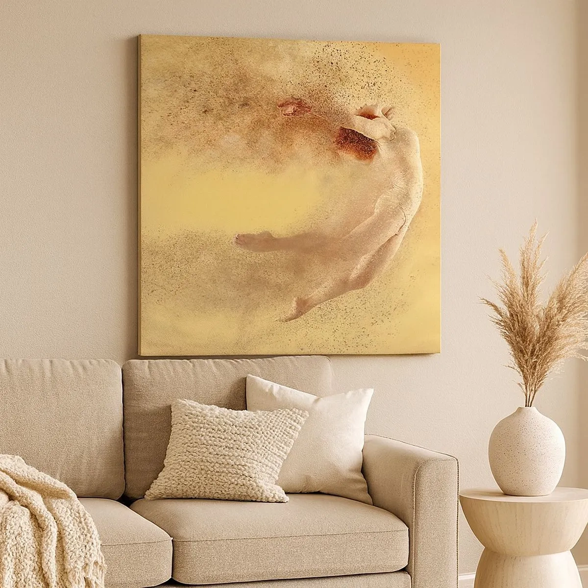 Canvastavla - Bild på duk - Dansextas - 30x30 cm