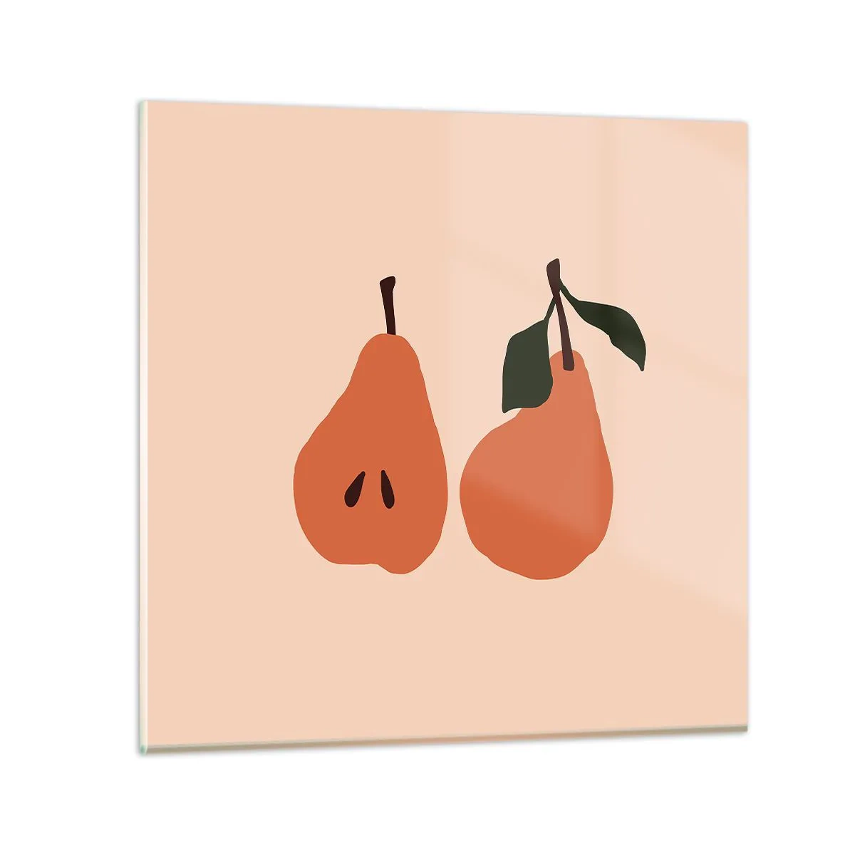 Glastavla - Bild på glas - Bara sötma - 70x70 cm